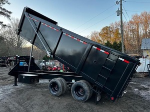 Remolque de Volteo de Cuello de Cisne Doble de 24.9K 8x20 con Gatos Hidráulicos para Uso con Tractor Agrícola - Product Image 4