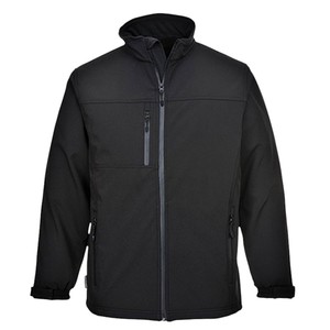 Chaqueta Softshell de alta calidad, chaqueta cortavientos con logotipo personalizado cálido de invierno, chaqueta Softshell impermeable para hombre - Product Image 4