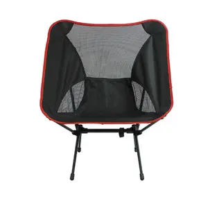2022 맞춤형 7075 알루미늄 접이식 접이식 의자 헤비 듀티 문 캠핑 의자