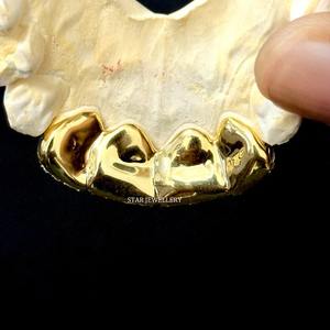 Joyería STAR, Grillz Dental Unisex de Plata de Ley 925 con Moissanita VVS de Corte Brillante, Estilo Cristiano Clásico, para Uso Diario - Product Image 3