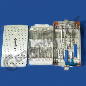 OFERTA ESPECIAL GORAYA MANUAL GERMAN Juego de Instrumentos Ortopédicos Quirúrgicos para Extracción de Tornillos Rotos, Mejor Calidad, 51 Piezas, A+ con Certificación CE e ISO - Product Image 1