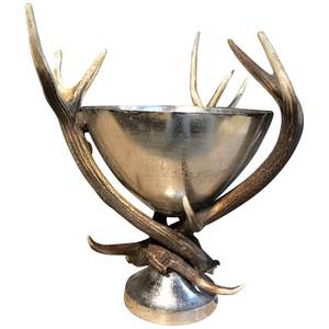 Personalized Wine Cooler Ice <b>Bucket</b> New Custom Designed Metal Aluminium Wine Cooler & Beverage <b>Bucket</b> <b>With</b> Antler <b>Stands</b> - Product Image 2