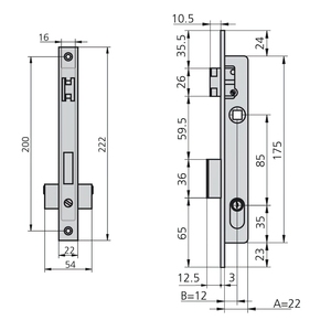 CVL 1963/5 Serratura in Metallo - Product Image 2