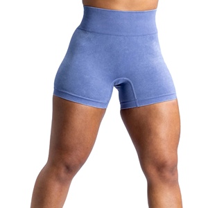 Shorts de sport sans couture pour femmes 2025 Logo personnalisé Scrunch Butt Contrôle du ventre Yoga Tissu doux pour la peau Shorts d'été pour femmes - Product Image 1