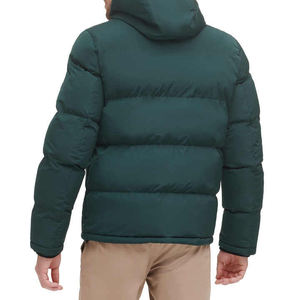 Chaqueta Acolchada Casual con Capucha y Logotipo Frontal para Hombre, Personalizada, Impermeable, Transpirable, Ropa al por Mayor - Product Image 2