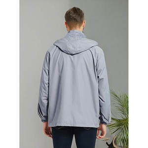 Custom Zip up Embroidered Logo Nylon <b>Track</b> <b>Jacket</b> With Blank Softshell Outdoor <b>Jacket</b> Windbreaker <b>Men</b> <b>Men's</b> <b>Jackets</b> - Product Image 5