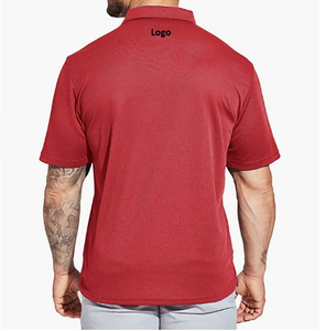 Polo de secado rápido para hombre, camisas informales de algodón con cuello, manga corta, protección solar absorbente de humedad, moda 2023 - Product Image 6