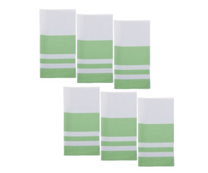 Serviette de table carrée en coton vintage faite à la main, brodée réutilisable et personnalisable, recyclée pour la maison ou l'avion - Product Image 5