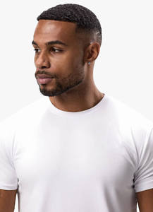 Camisetas de Jersey 100% Algodón para Hombre, Tallas Grandes, Secado Rápido, Transpirables, Mangas Raglán, Cuello Redondo, Logotipo Personalizado, Diseño Sólido, para Entrenamiento - Product Image 3