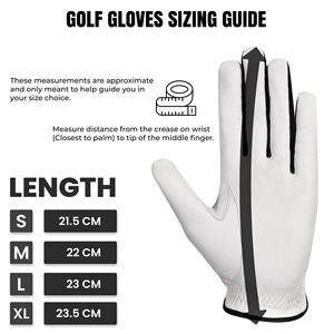 Guantes de golf con logotipo personalizado Hypertouch Pro, guantes de golf para hombres, guantes de golf para diestros, piel de oveja de cuero Cabretta - Product Image 3