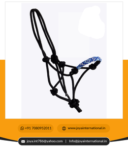 Multicolor <b>Beads</b> <b>Braided</b> Nylon Rope Halter Set Horse Tack Nose Band RH00106/108/109/110 04 Pieces - Product Image 4