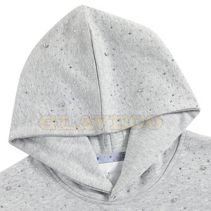 Sudaderas con capucha duraderas para uso en exteriores de talla grande con diamantes de imitación para adultos Estilo informal Básicos esenciales de invierno - Product Image 3