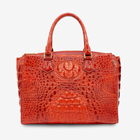 Nouveauté 2025 – Sacs à main pour femmes en cuir de crocodile véritable, durables, avec fermeture éclair – Sacs de luxe tendance et à la mode
