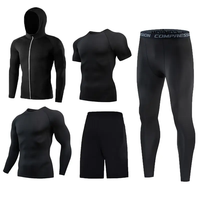 Vêtements de sport pour hommes : Sous-vêtements thermiques de jogging, collants de compression pour l'entraînement, vêtements de sport personnalisés, survêtement grande taille pour la gym