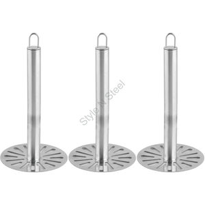 ที่บดมันฝรั่งสแตนเลสด้ามพลาสติกจับง่ายและเครื่องใช้ในครัวที่บดมันฝรั่งสแตนเลสอุปกรณ์ครัว - Product Image 2