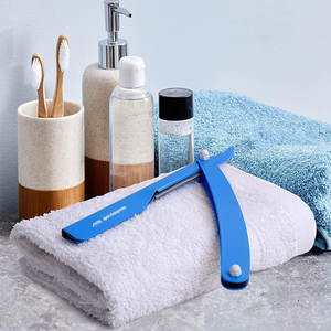 Rasoirs droits pour hommes 10 lames hommes fournitures de barbier de qualité rasoir à bord droit noir rasoirs de rasage classiques pour hommes - Product Image 3