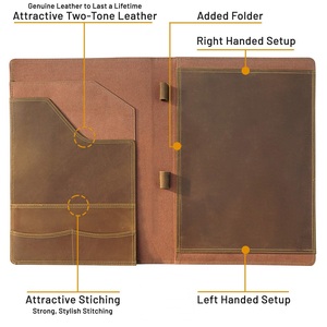 Bán buôn giá rẻ Giá bìa cứng văn phòng tài liệu notepad da thư mục tập tin giấy đơn giản và sang trọng nhìn ở mức giá tốt nhất - Product Image 4