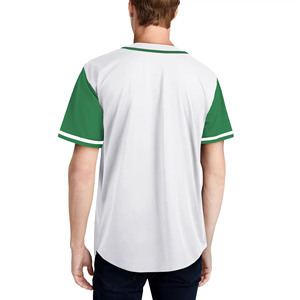 Custom Baseball Jersey Button Up Oversized Fit Youth Softball Shirt <b>Mesh</b> Quick Dry Fabric Tackle Twill Sublimation USA Look - Product Image 5