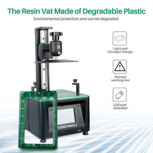 Impresora 3D de Resina ELEGOO Mars 2 2K de Alta Precisión, Moldeo SLA para Construcción, Joyería, Uso Doméstico, Laboratorio, Impresión en Tiendas - Product Image 3