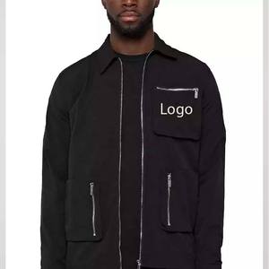 Ensemble Cargo Homme Hiver Personnalisé en Gros, Style Streetwear, avec Poches, en Polaire, Veste et Pantalon Deux Pièces, Survêtement - Product Image 2