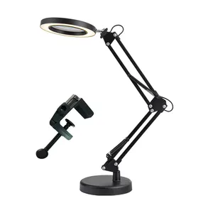 HD30 Three-Color 2in1 LED Magnifying Glass Lamp Desk