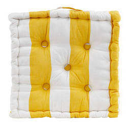 Housse de coussin carrée en coton uni tissé moderne avec plis perlés pour la décoration intérieure de la maison et de l'hôtel - Product Image 2