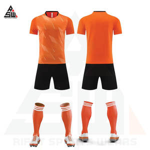 New Model Football Jersey Custom Logo <b>T</b>-<b>shirts</b> <b>Men</b> Heat-Transfer Printing Breathable Short Unisex Adult Team Club Soccer Uniform - Product Image 4