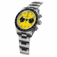 Nouvelle montre mécanique automatique pour homme avec logo personnalisé, cristal saphir, étanche 5ATM, acier inoxydable, 41 mm, OEM disponible, 155