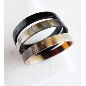 Brazalete de Cuerno de Búfalo Ecológico de Alta Calidad, Nuevo Diseño, Joyería Pulida para Niñas y Mujeres con Diseño de Tamaño Personalizado - Product Image 3