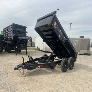 Remorque agricole 6x10 pieds à benne basculante motorisée avec garantie de 5 ans, capacité de 1000 kg, utilisation facile - Product Image 1