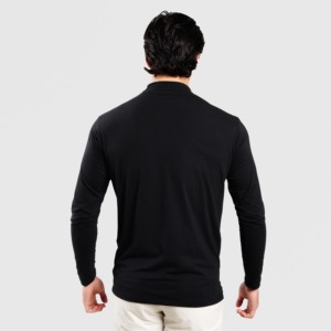Camiseta de Invierno Alpha Slim Fit, Tejido Ecológico, Transpirable e Impermeable, con Estampado, Talla XL-Negro - Product Image 4