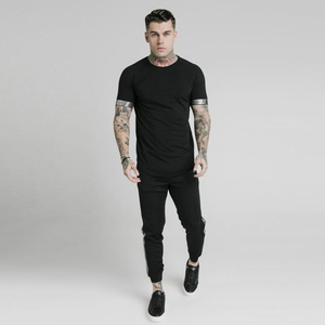 T-shirt en coton à col rond pour homme, logo personnalisé, tissu doux et respirant, fabricant OEM, vente en gros, commandes en gros - Product Image 1