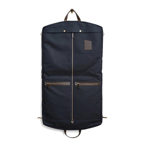 Sac de voyage en toile et cuir pliable, durable, classique, imperméable, unisexe, organiseur de costume pour les voyages d'affaires des hommes - Product Image 1