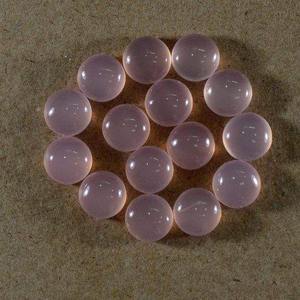 โรสควอตซ์ธรรมชาติคุณภาพสูงทรงหลังเบี้ย สำหรับบำบัดจักระหัวใจ สร้างความสงบ ให้พลังบวก หลายสี ขนาด 5 มม. 3-5 กะรัต วิเศษ - Product Image 5