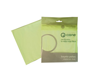 Paño de Limpieza de Microfibra Verde Reutilizable, Paño Mágico para Polvo de Muebles, Alta Calidad, 200 gsm - 38x40 cm - Product Image 1