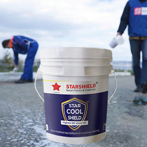 Star Cool Shield <b>Acrylic</b> IR UV <b>Block</b> Coating for Rooftops Spray Application - Product Image 4