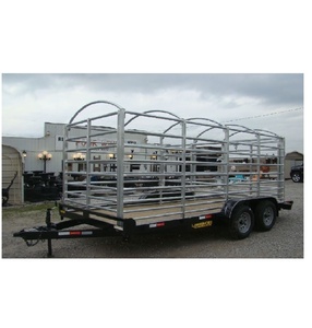 Direct Factory Price Heavy Duty Livestock <b>Farm</b> <b>Trailer</b> Cattle Horse Transport Agricultural Wholesale - Product Image 1
