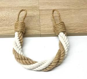 Sujetadores de Cortinas de Yute y Algodón: Sujetadores de Cuerda Minimalistas - Product Image 2