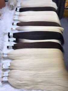 Tendance chaude pour les cheveux vierges gris ombre/#60.0 en vrac cheveux humains raides naturels du Vietnam pour les femmes noires - Product Image 5