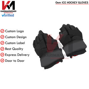 Gants de hockey sur glace OEM en gros, prêts à être expédiés, couleurs personnalisées, marquage, gants de hockey sur glace OEM en gros, qualité professionnelle, haute adhérence - Product Image 5