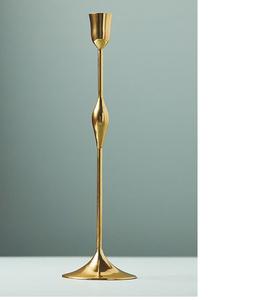 Candelabro Moderno de Hierro y Portavelas, Tamaños y Logotipo Personalizados, Decoración Navideña para Mesa, Acabado Dorado - Product Image 1