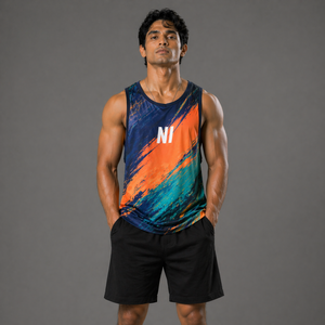 Camiseta sin Mangas de Algodón de Alta Calidad para Hombre, Chaleco Deportivo para Gimnasio, Fitness, Verano, Estilo Casual Oversize - Product Image 6
