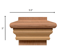 Capuchon de poteau décoratif en bois massif vietnamien, style design moderne, forme carrée, résistant à l'eau, écologique, aspect sculpté, pour pièces d'escalier