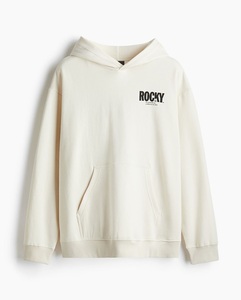 Sweat-shirts pour hommes les plus vendus coupe ample et décontractée en jersey doublé de coton à manches longues poches kangourou hiver sweat à capuche blanc - Product Image 2