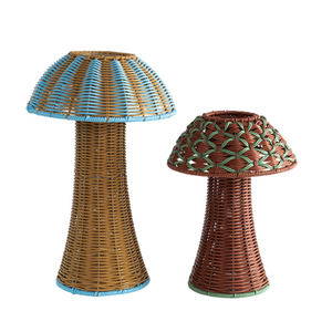 Fashion Design PE Rattan Handwoven <b>Woven</b> <b>Baskets</b> Cute Mushroom Shape - Product Image 2