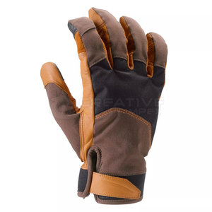 OEM Custom Leather Camo Hunting <b>Gloves</b> Windproof <b>Touchscreen</b> Warm Winter Outdoor Gear with Hook & Loop Closure - Product Image 4