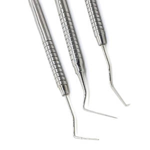 Outil de sonde dentaire manuel à une tête Addler en acier inoxydable pour détartreur d'hygiène Perio Instrument de sélection dentaire en vente - Product Image 5