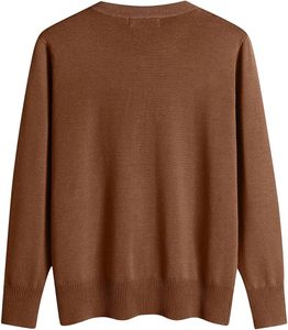 Cardigan Pull de Noël Femme 2024 Manches Longues Boutonné Col V Classique Vêtement d'extérieur Hiver Tendance Laine/Acrylique - Product Image 2