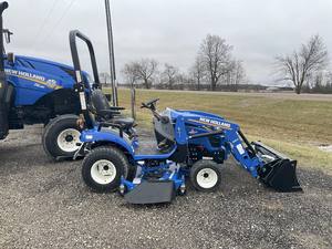 Tracteur agricole 25 CV 4 roues motrices Neuf - Tracteur Workmaster 25S de New Holland avec chargeur frontal Transmission hydrostatique - Product Image 2