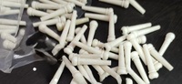 Eco-Friendly Buffalo Natural Bone Guitar Bridge Pins with Flower Design-High Quality